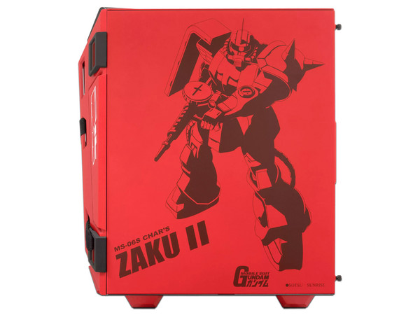 Gabinete Asus TUF Gaming GT301 ZAKU II Mid-Tower, Vidrio templado, ARGB, USB. Color Negro/ Rojo