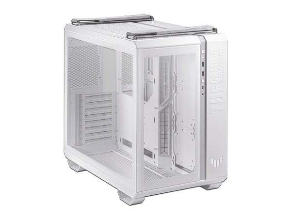 Gabinete Asus GT502, Micro-ATX (sin fuente de poder). Color Blanco.