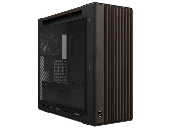 Gabinete ASUS ProArt PA602 Wood, Mid Tower, ATX, No Incluye Fuente de Poder. Color Café.