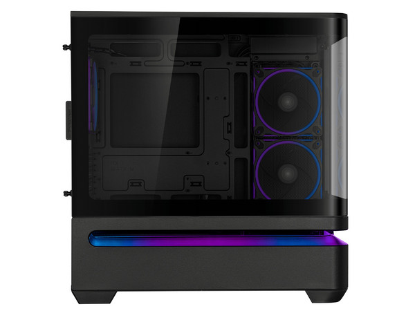 Gabinete ASUS PRIME AP202, Mid-Tower, Micro-ATX, (No incluye fuente de poder). Color negro.