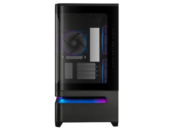 Gabinete ASUS PRIME AP202, Mid-Tower, Micro-ATX, (No incluye fuente de poder). Color negro.