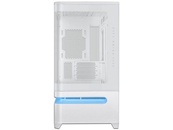 Gabinete ASUS PRIME AP202, Mid Tower, Micro-ATX, No Incluye Fuente de Poder. Color Blanco.