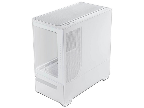 Gabinete ASUS PRIME AP202, Mid Tower, Micro-ATX, No Incluye Fuente de Poder. Color Blanco.