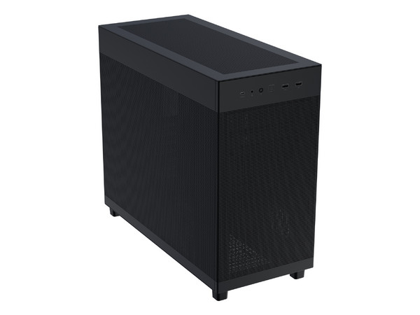 Gabinete ASUS Prime AP303 Mesh, Mid-Tower, Micro-ATX, (No incluye fuente de poder). Color negro.
