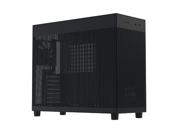 Gabinete ASUS Prime AP303 Mesh, Mid-Tower, Micro-ATX, (No incluye fuente de poder). Color negro.
