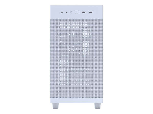 Gabinete ASUS PRIME AP303 MESH, Mid Tower, ATX, No Incluye Fuente de Poder. Color Blanco.