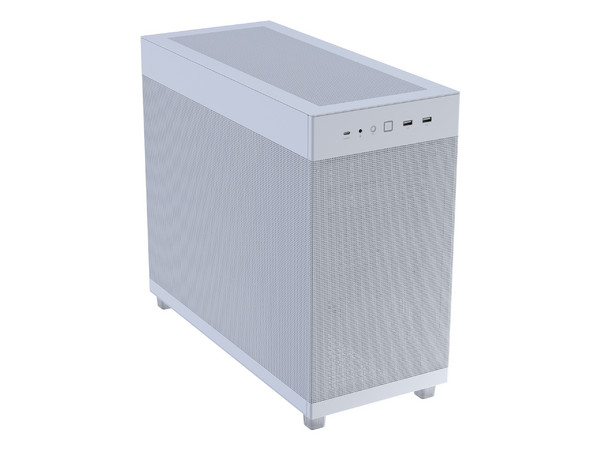 Gabinete ASUS PRIME AP303 MESH, Mid Tower, ATX, No Incluye Fuente de Poder. Color Blanco.