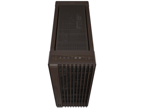 Gabinete ASUS Proart PA602 Wood TG PWM Retro Brown, Mid-Tower, ATX, (No incluye fuente de poder). Color Café.