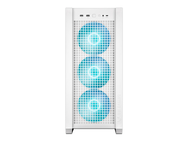 Gabinete Gamer ASUS TUF GAMING GT302 ARGB, Mid-Tower, E-ATX (No incluye fuente de poder). Color Blanco.