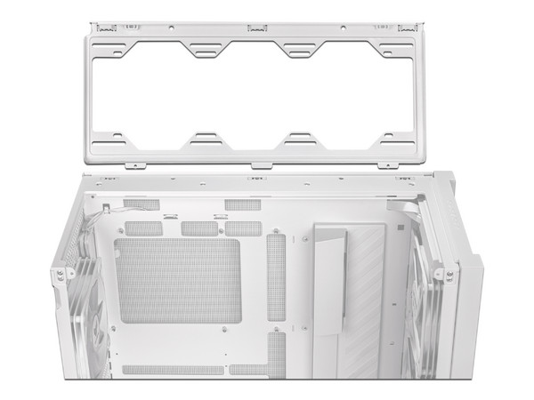 Gabinete Gamer ASUS TUF GAMING GT302 ARGB, Mid-Tower, E-ATX (No incluye fuente de poder). Color Blanco.