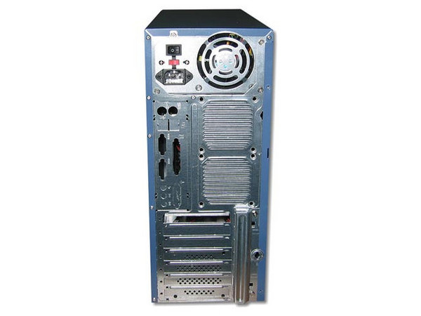 Gabinete Acteck Brunswick- Azul, ATX con fuente de 350W, panel lateral con ventilación.