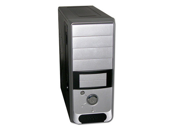 Gabinete Acteck Kodiak ATX con fuente de 350W, Negro con Plateado.