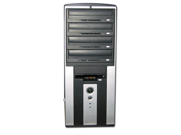 Gabinete Acteck Milan ATX con fuente de 300W, Negro con Plateado.