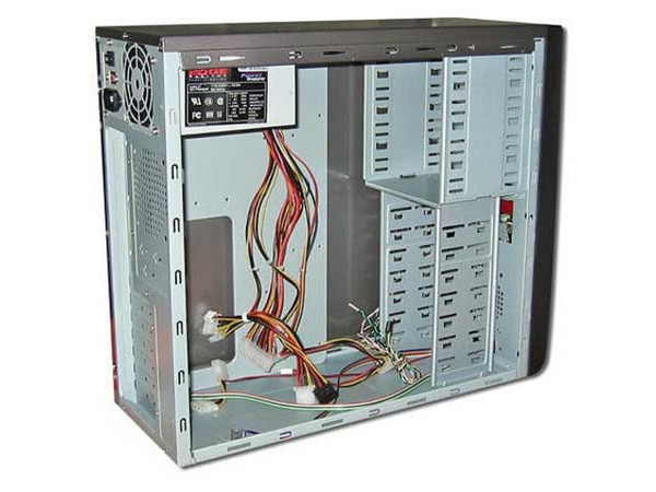 Gabinete Acteck KNOX con fuente de 400W ATX, Gris con Negro y Beige.