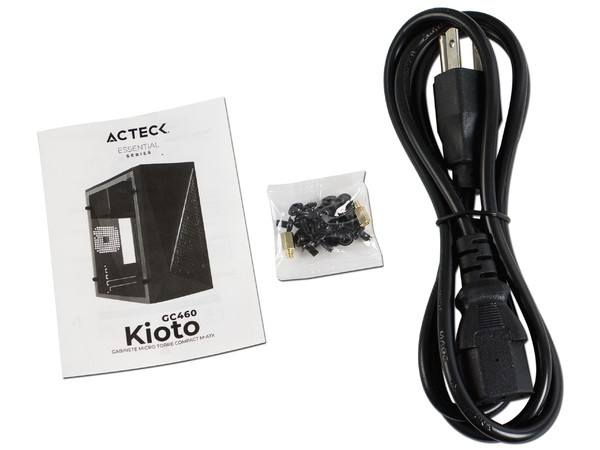 Gabinete Acteck Kioto GC460, RGB, Micro ATX, Incluye Fuente de 500W. Color Negro