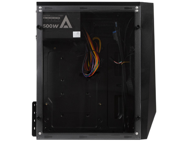Gabinete Acteck Kioto GC460, RGB, Micro ATX, Incluye Fuente de 500W. Color Negro
