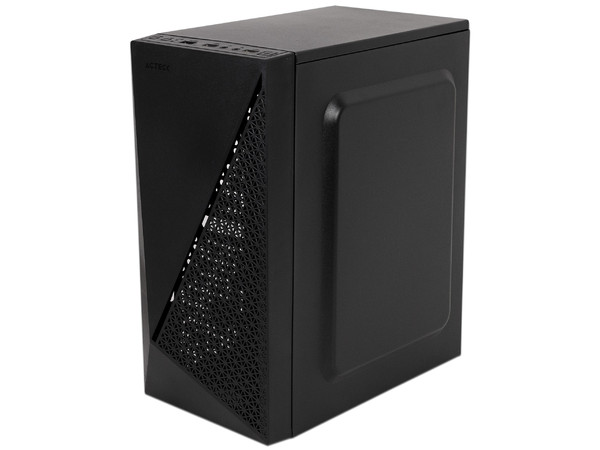 Gabinete Acteck Kioto GC460, RGB, Micro ATX, Incluye Fuente de 500W. Color Negro