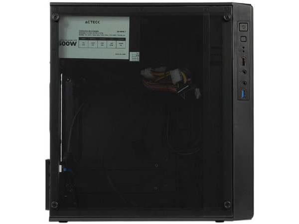 Gabinete Acteck Fusion II GI440, Micro-ATX, (Incluye fuente de 500W). Color Negro.