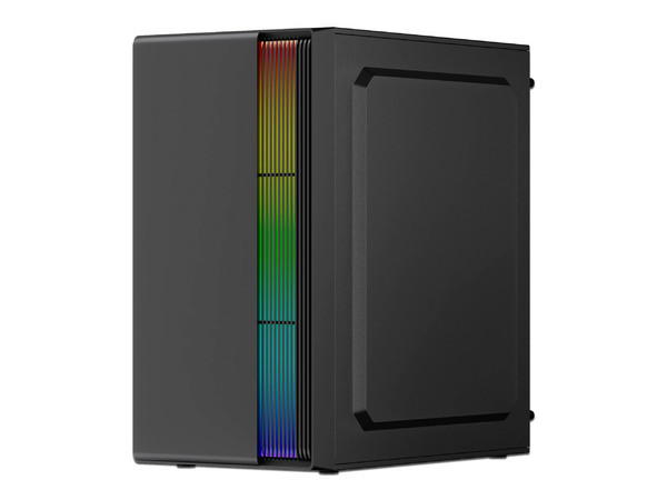Gabinete Acteck Fusion II GI440, Micro-ATX, (Incluye fuente de 500W). Color Negro.
