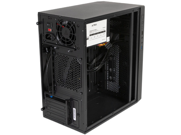 Gabinete Acteck Fusion II GI440, Micro-ATX, (Incluye fuente de 500W). Color Negro.