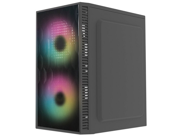 Gabinete Acteck Fuji GC470, Micro-ATX, (Incluye fuente de 500W). Color Negro. (Caja abierta)