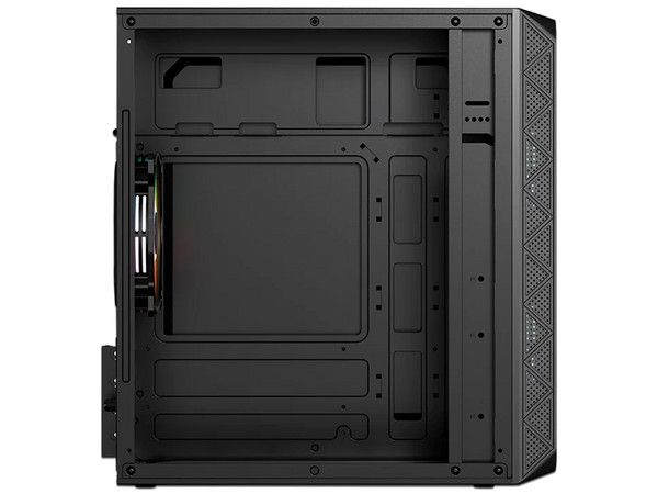 Gabinete ACTECK Doom Pro Mesh GI730M, Mini Tower, Micro-ATX, Incluye Fuente de Poder de 600W. Color Negro.