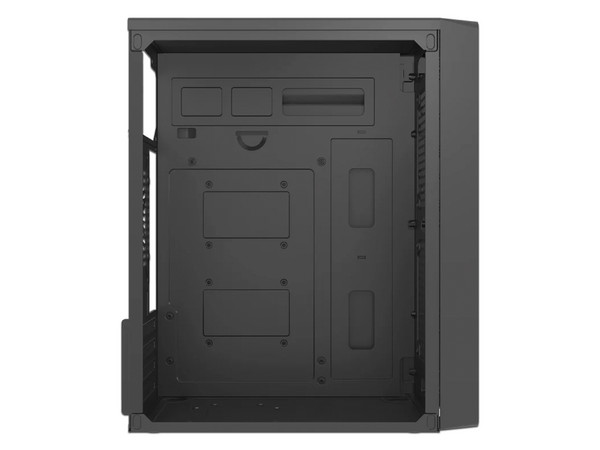Gabinete Acteck Kioto GC220F, Mini-Tower, Micro-ATX, Incluye fuente de poder de 500W. Color Negro.