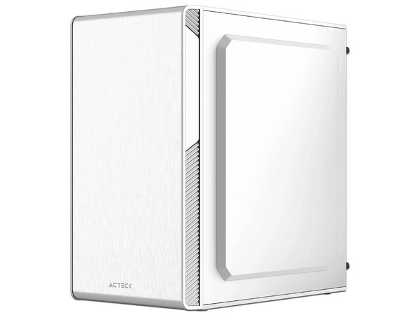 Gabinete Micro Torre Performance II GI215F Soporte para Ventiladores, Puertos USB y Audio, Color Blanco.