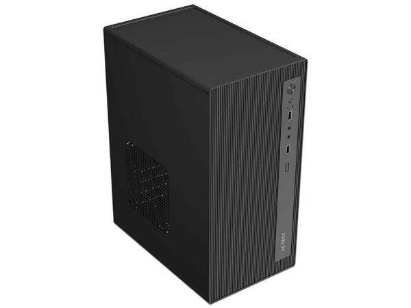 Gabinete ACTECK Performance Mini III GI215M, Mini Tower, Micro-ATX, Incluye Fuente de Poder de 500W. Color Negro.