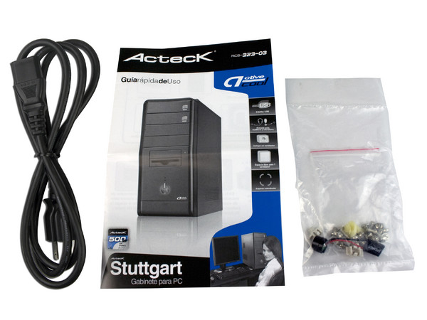 Gabinete Acteck Stuttgart con fuente de 500W, ATX  