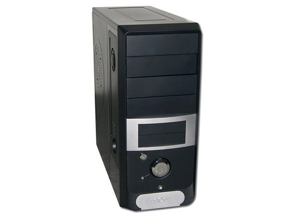 Gabinete Acteck Kodiak ATX con fuente de 350W, Negro con Plateado.