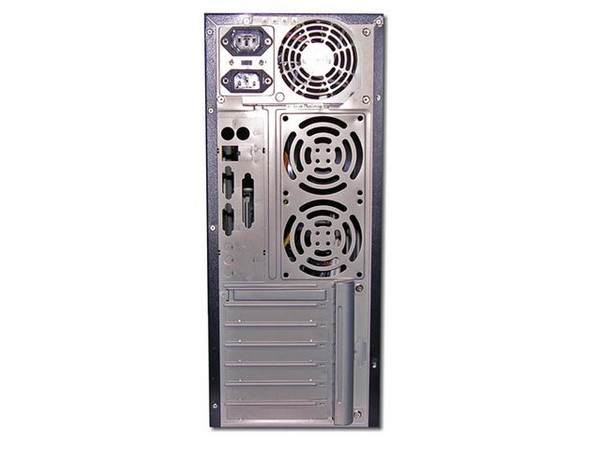 Gabinete Acteck Kodiak ATX con fuente de 350W, Negro con Plateado.