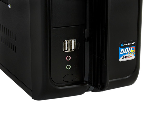 Gabinete Acteck Kendal Fuente de 500W, Micro ATX
