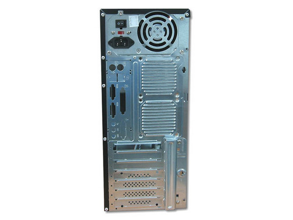 Gabinete Acteck Brunswick-X, ATX con fuente de 300W, panel lateral transparente con ventilación.