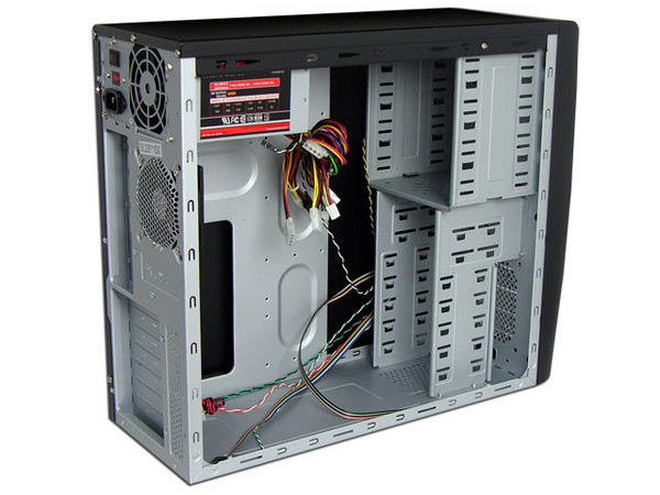 Gabinete Acteck Aspen-XP, ATX con fuente de 400W, Panel lateral con Acrílico y 2 Ventiladores.