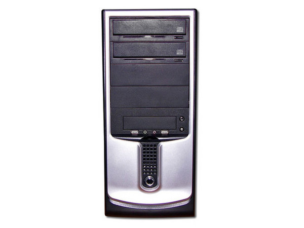 Gabinete Acteck KNOX con fuente de 400W ATX, Negro con Plateado.