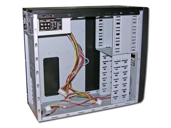 Gabinete Acteck KNOX con fuente de 400W ATX, Negro con Plateado.