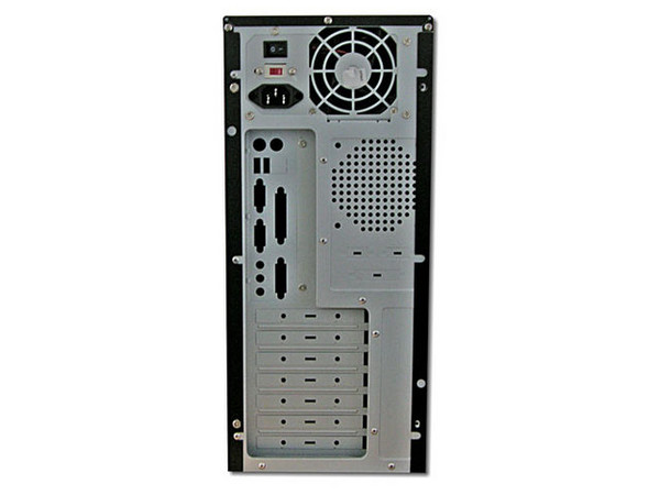 Gabinete Acteck KNOX con fuente de 400W ATX, Negro con Plateado.