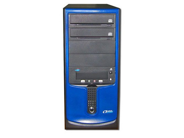 Gabinete Acteck KNOX con fuente de 400W ATX, Negro con Azul.