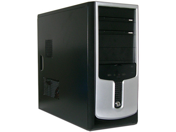 Gabinete Acteck KNOX con fuente de 400W ATX, Negro con Plateado.