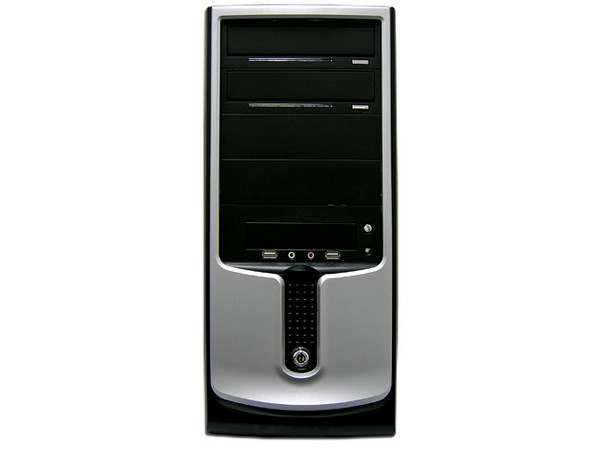 Gabinete Acteck KNOX con fuente de 400W ATX, Negro con Plateado.