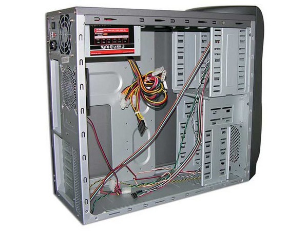 Gabinete Acteck SLR Plata con fuente de 400W, ATX