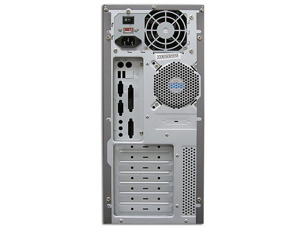 Gabinete Acteck SLR Plata con fuente de 400W, ATX