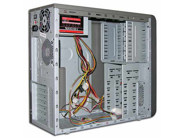 Gabinete Acteck Vail Plata con fuente de 400W, ATX