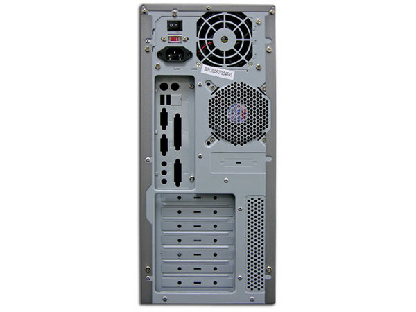 Gabinete Acteck Vail Plata con fuente de 400W, ATX