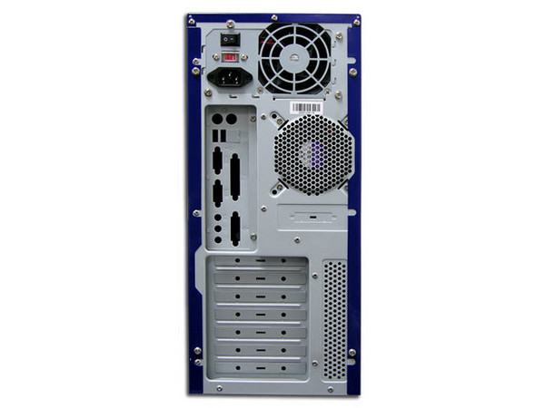 Gabinete Acteck Cooper ATX con fuente de 400W, Color Azul con Negro