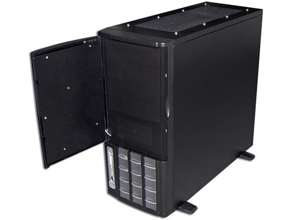 Gabinete Acteck Hydrax con fuente de 400W, ATX, Color Negro
