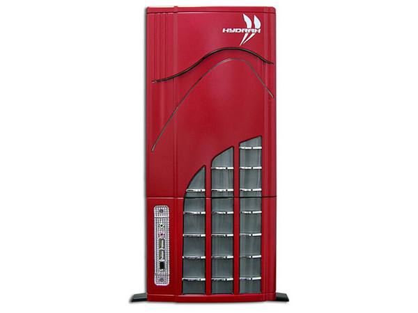 Gabinete Acteck Hydrax Color Rojo con fuente de 400W, ATX