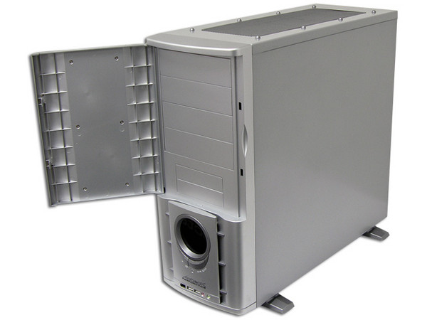 Gabinete Acteck Nitrox con fuente de 500W, ATX, Color Plateado