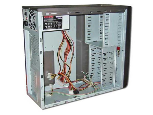Gabinete Acteck KNOX XP con fuente de 300W ATX, Gris con Negro y Beige.